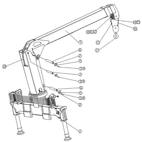 SQ2SK2Q Truck mounted Crane SPARE PARTS CATALOGUE