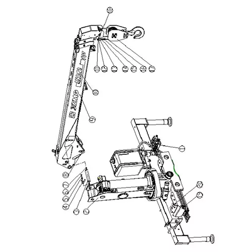 SQ5Sk2Q Truck Mounted Crane Spare Parts Catalogue