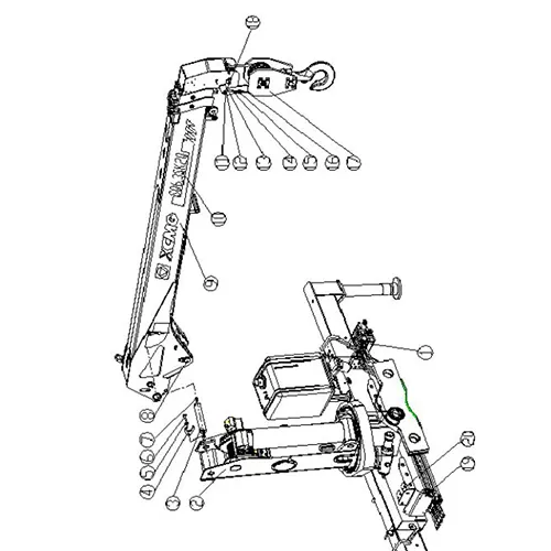 SQ6.3Sk2Q Truck Mounted Crane Spare Parts