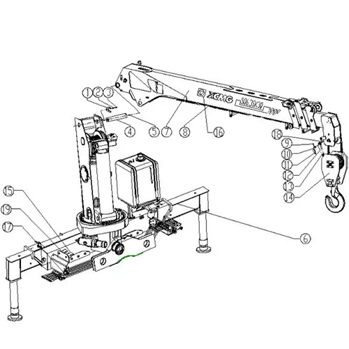 SQ6.3Sk3Q Truck Mounted Crane Spare Parts Catalogue