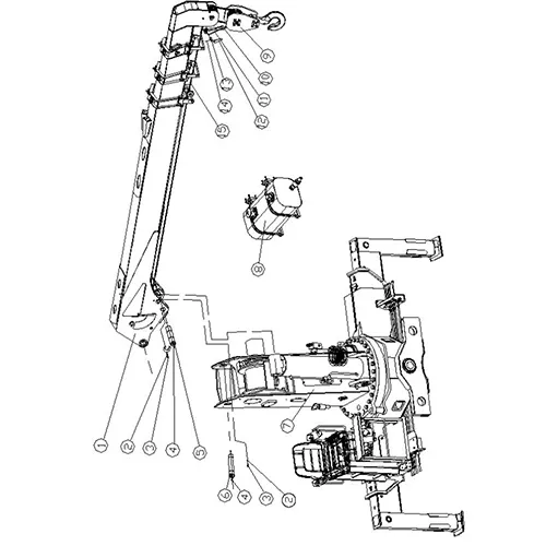 SQ8Sk3Q Ⅱ Truck Mounted Crane Spare Parts Catalogue