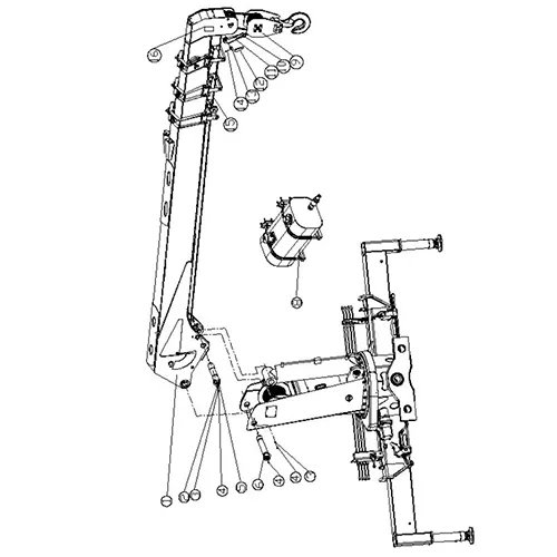 Sq8Sk3Q Truck Mounted Crane Spare Parts Catalogue