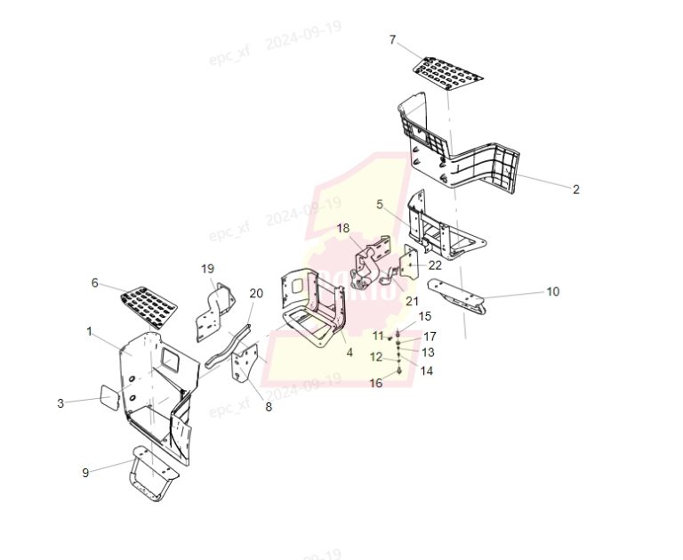 AC16724.10610 step plate assembly