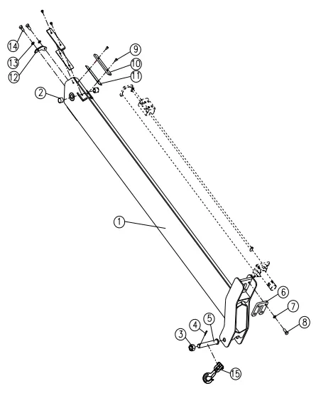 SQ2ZK1 Crane 351400382 Boom