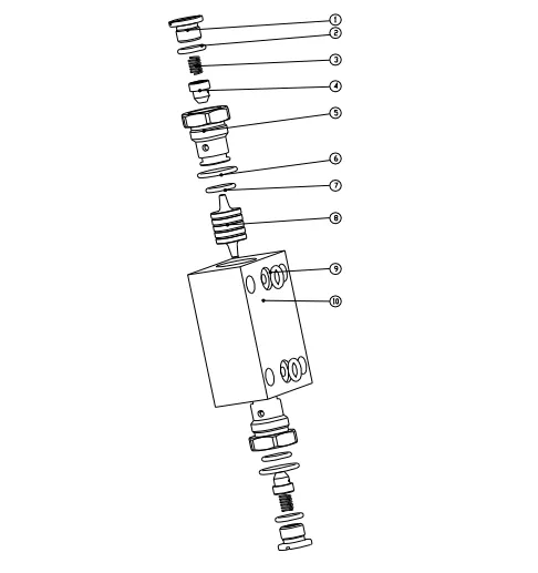 SQ3.2ZK1 803008012 SO K8L J7 Hydraulic Lock 1