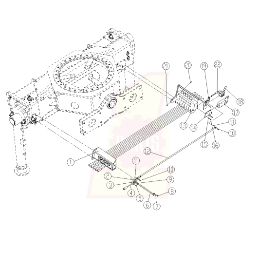 XCMG SQ16SK4QII Controls For Nether Vehicle 1