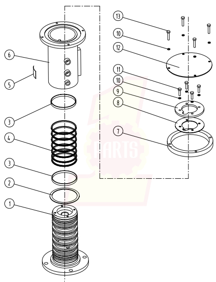 XCMG SQS500K 358200346 Slewing Distributor