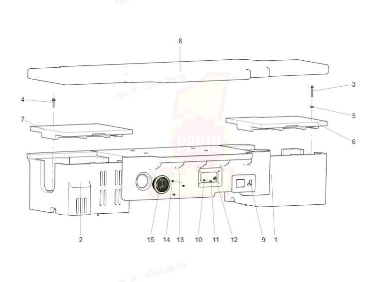 YC16757 1000008 Sleeping berth（H76L