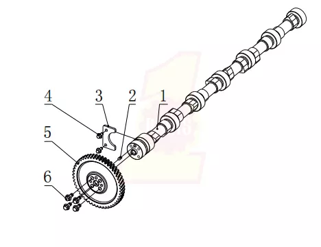 M5000 1006000 04 Camshaft Assembly 2