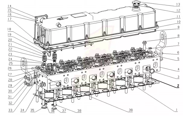 MB3L2 1003000 01 Cylinder Head Assembly