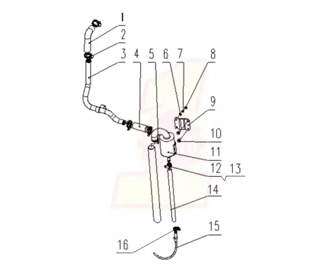 MT3L2 1014000 05 Crankcase Ventilation Device Assembly