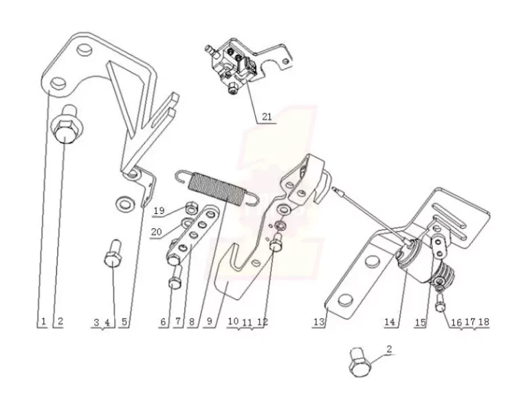 YC6M290 33 Fuel Injection Pump Accessory Assembly