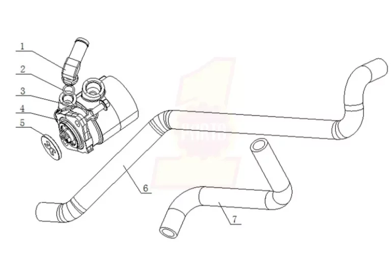 YC6M290 33 Steering Pump Assembly