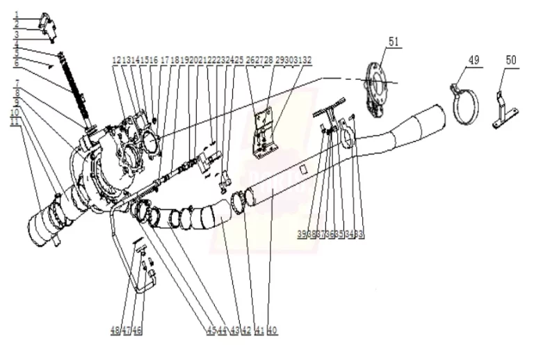 YC6M290 33 Turbocharger Assembly